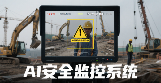 智慧工地AI監控識別隱患預警系統應用
